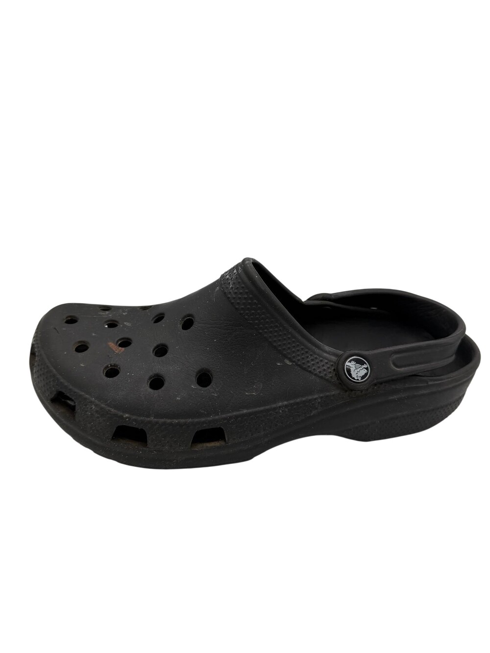 Crocs Clog Shoes Mens Size 9 Black Classic Comfort Slip On Casual Sandals